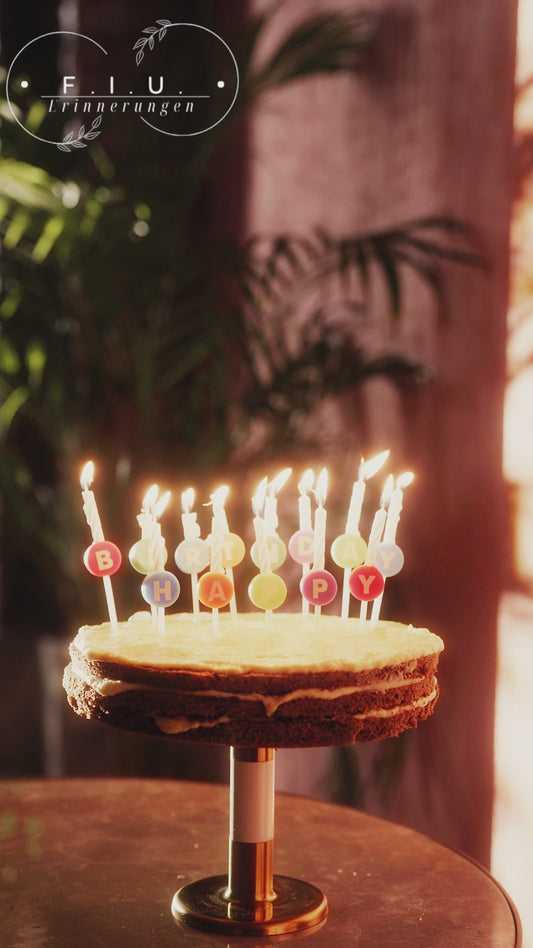 Persönliches Geburtstagsvideo mit maßgeschneidertem Song